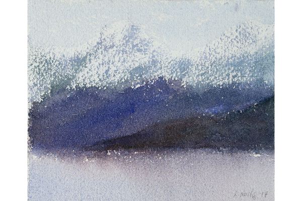 Wish you were Here XVI, watercolour on Saint Armand, 11x9 in.